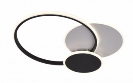SKU 12829 LED LUSTER 78W 75/LM/W WHITE/BLACK CCT+DALJINSKI